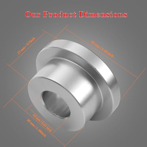 Solid Billet Handlebar Riser Bushings Compatible with Harley Softail Silver