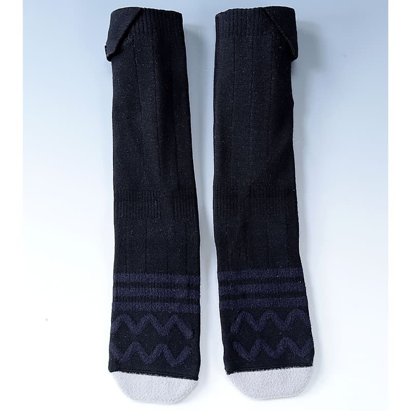 Fast-Warming Battery Heated Socks Black USB-C 4 Temp Unisex