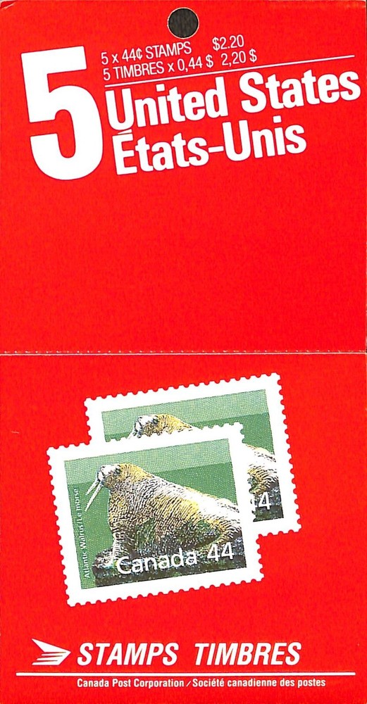 Canada - BK104c - 1989 - Atlantic Walrus - MNH