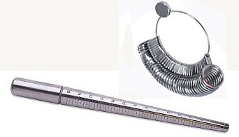 STEEL RING MANDREL MATCHED FINGER GAUGE