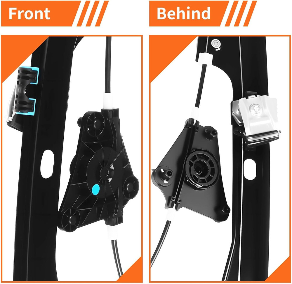 2011-18 Jetta Front Left Driver Side Window Regulator–Compatible Replacement