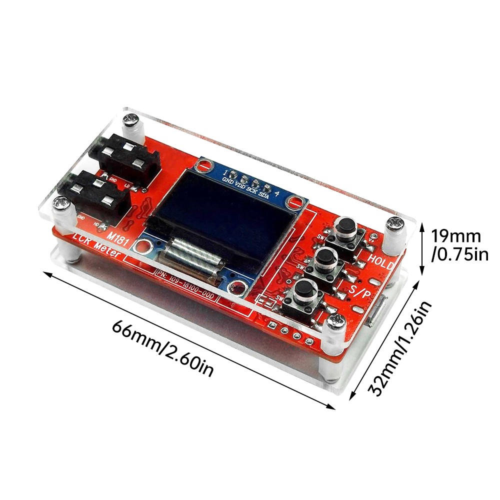 M181 LCR Bridge Tester Module Kit DIY Inductance Capacitance Meter Component Kit