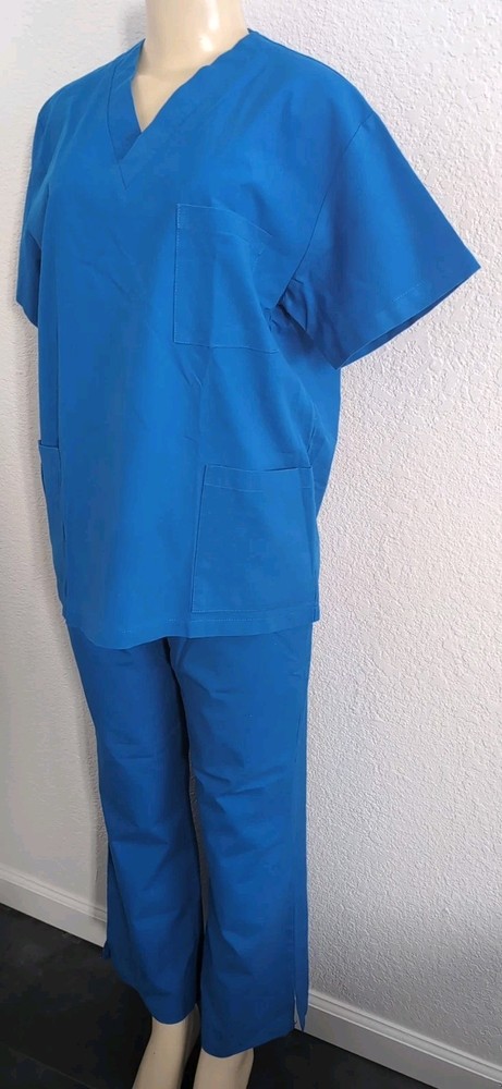 Vintage REINA Scrub Set Blue Size Medium