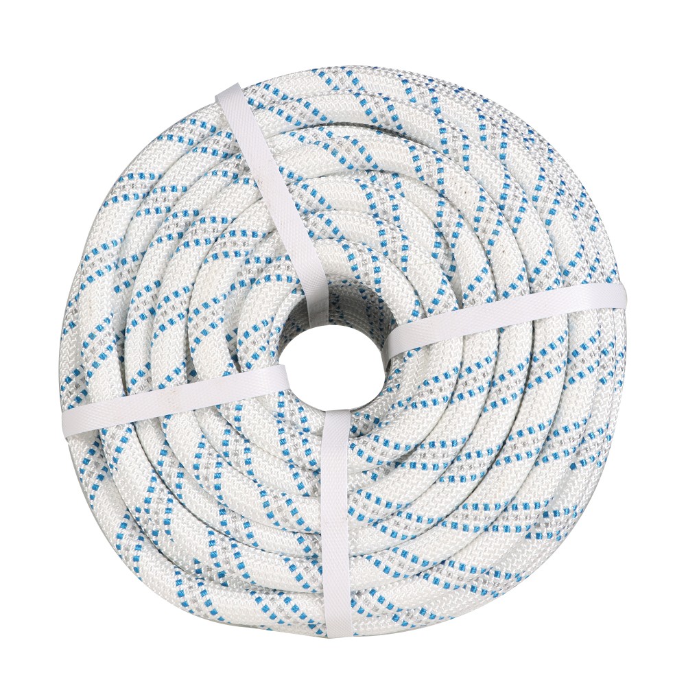 5/8" × 150' Nylon Double Braid Polyester Arborist Bull Rope Pulling Rigging Line