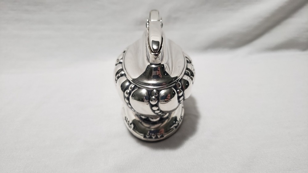 Ronson Crown Table Lighter Silver Tone Swirl Vintage Untested