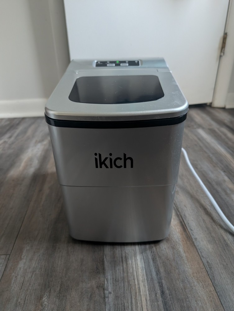 IKICH Quick Portable Ice Maker CP173A Silver - 26lbs