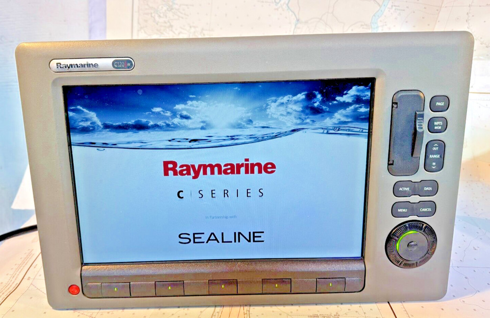Raymarine C120W E62113 12" MFD FishFinder Radar GPS Chartplotter Display