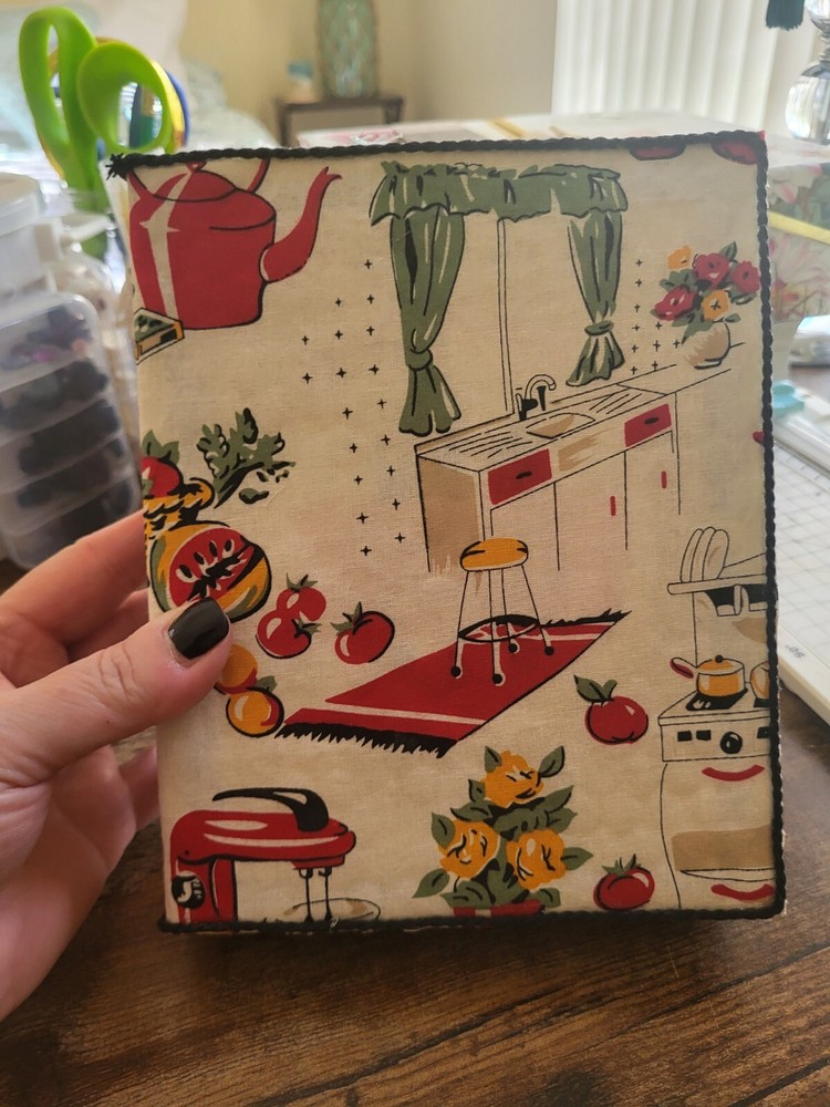 Retro 1950s Boxed Kitchen Journal With Authentic Ads
