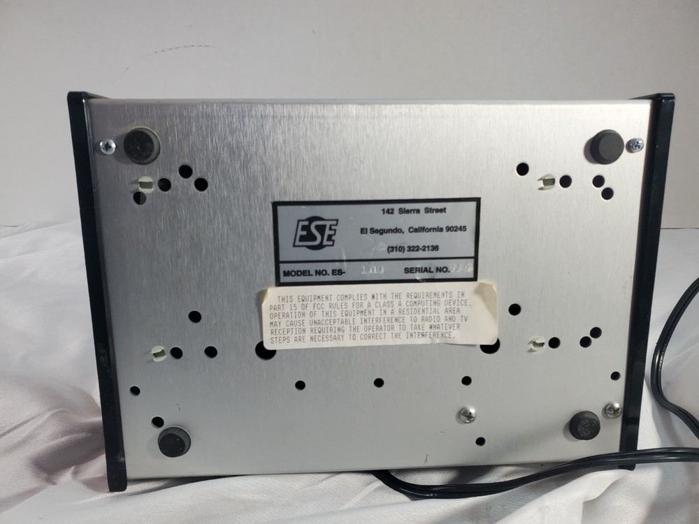 ESE ES-161U Digital Clock / Time Display – Vintage Broadcast Studio Unit