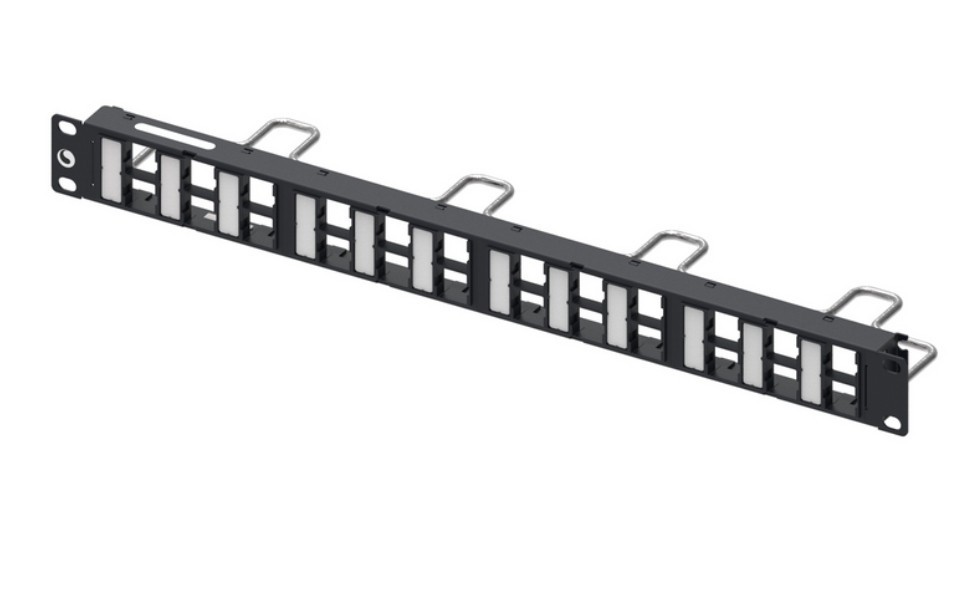 Commscope Unshielded Distribution Module Panel, M-series, 1U, 24 port, 760207274
