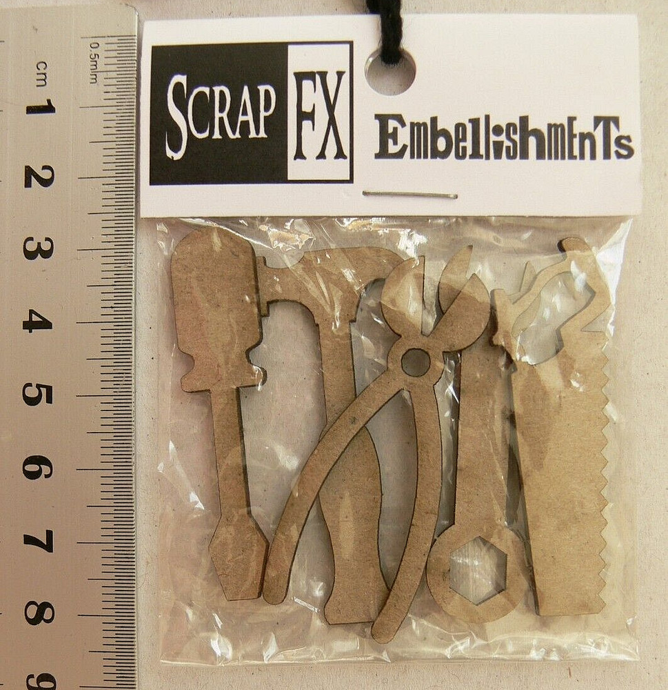 Mini Tool Kit - 5 Pk - Screwdriver, Handsaw, Hammer, Spanner & Pliers Scrap FX G
