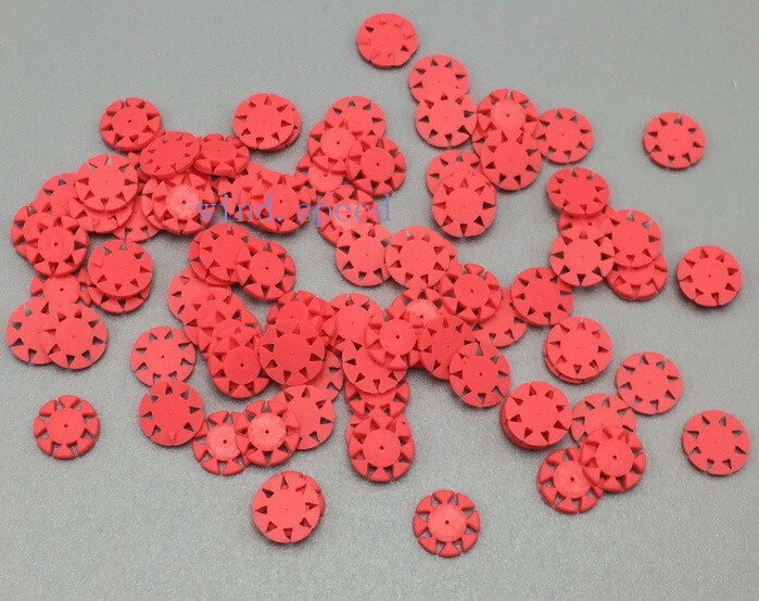 1000pcs Memo Discs Memory Disc For Dental Files Counters Endo Safety Usage Red