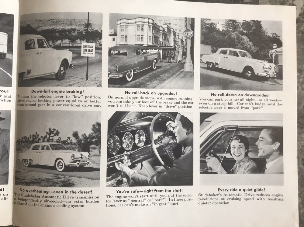 1950 Studebaker Automatic Drive Sales Brochure Original