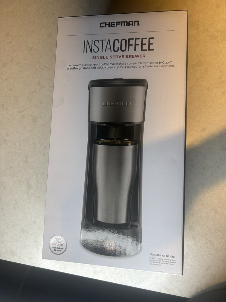 Chefman InstaCoffee Single Serve Coffee Maker