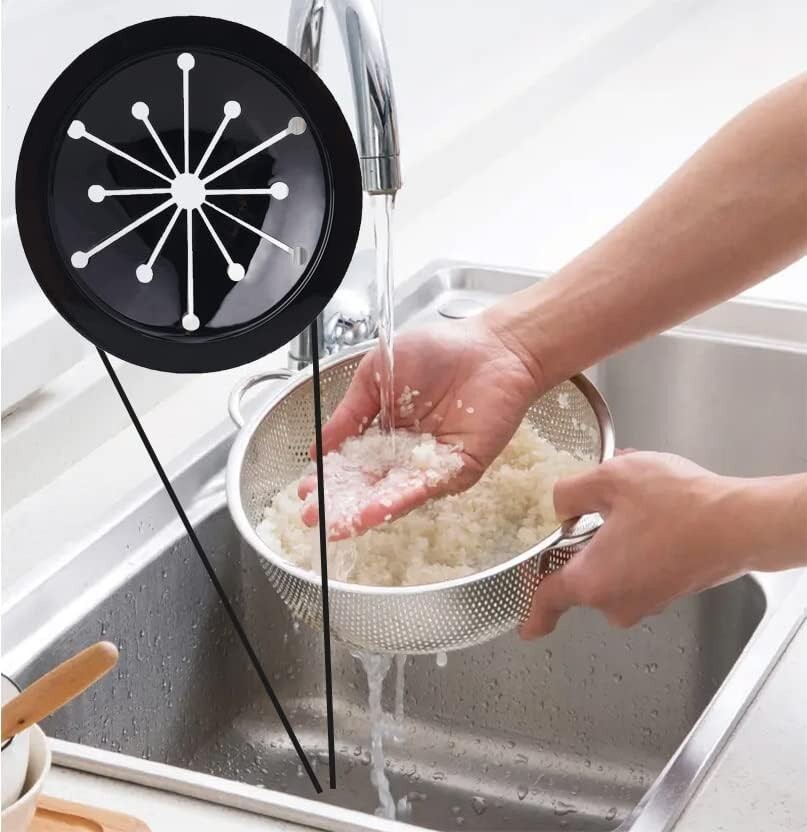 Garbage Disposal Splash Guard Collar Sink Baffle 3.1/8" QCB-AM RubberSink Baffle