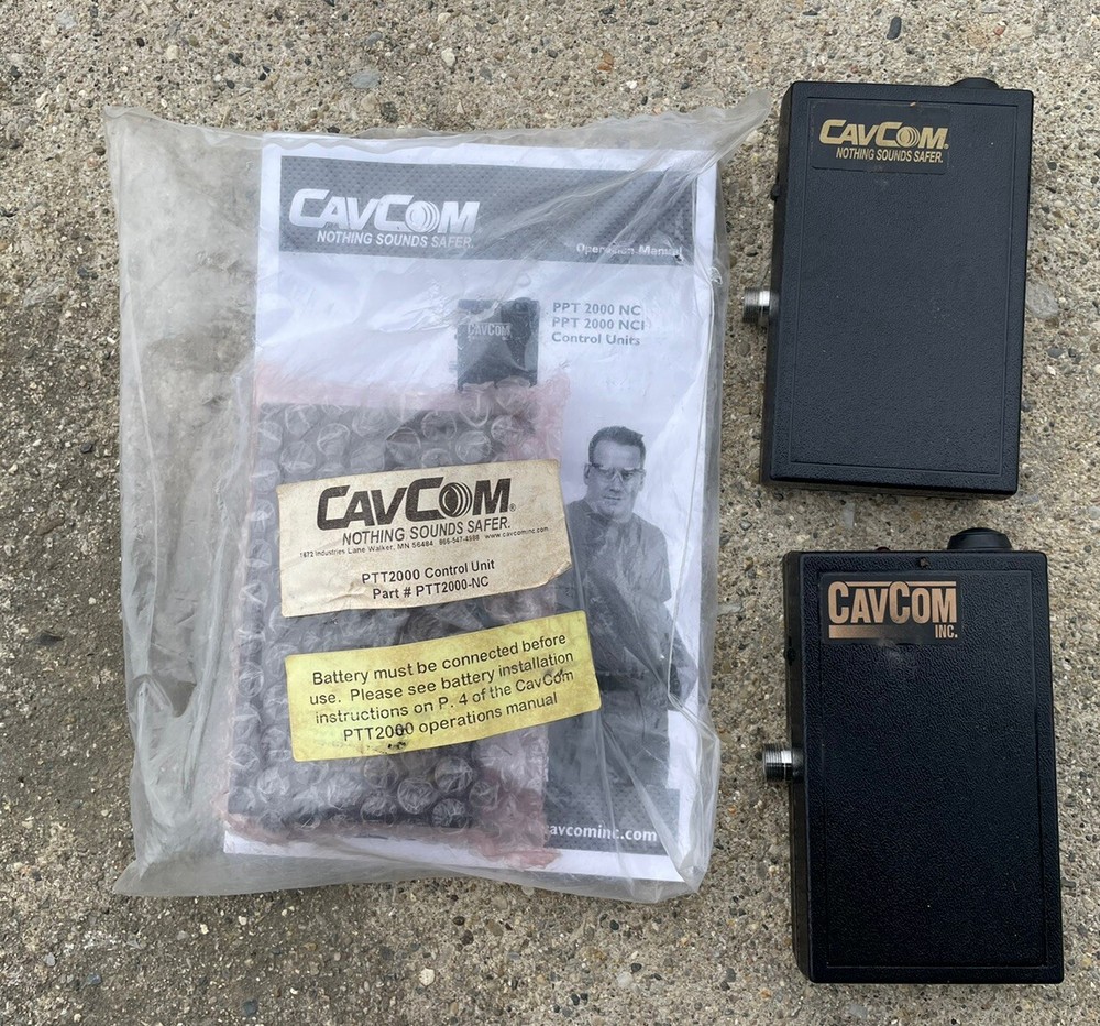 CavCom PTT2000 Talk Radio Control Unit Lot 3