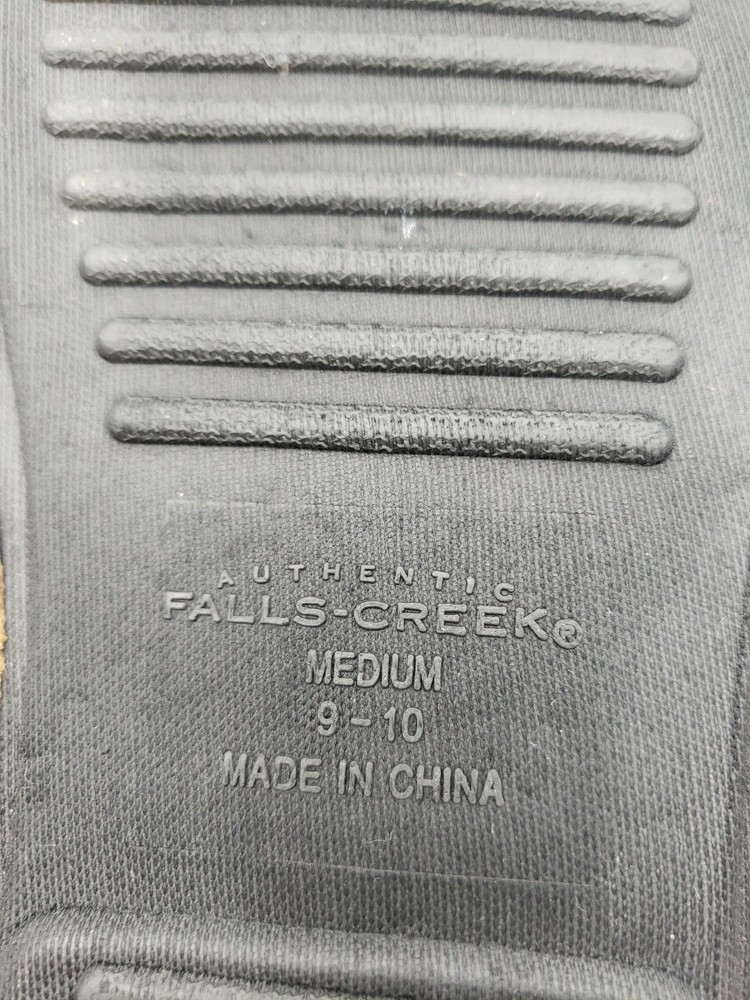 AUTHENTIC FALLS CREEK MEN'S TAN SLIPPERS SIZE 9/10