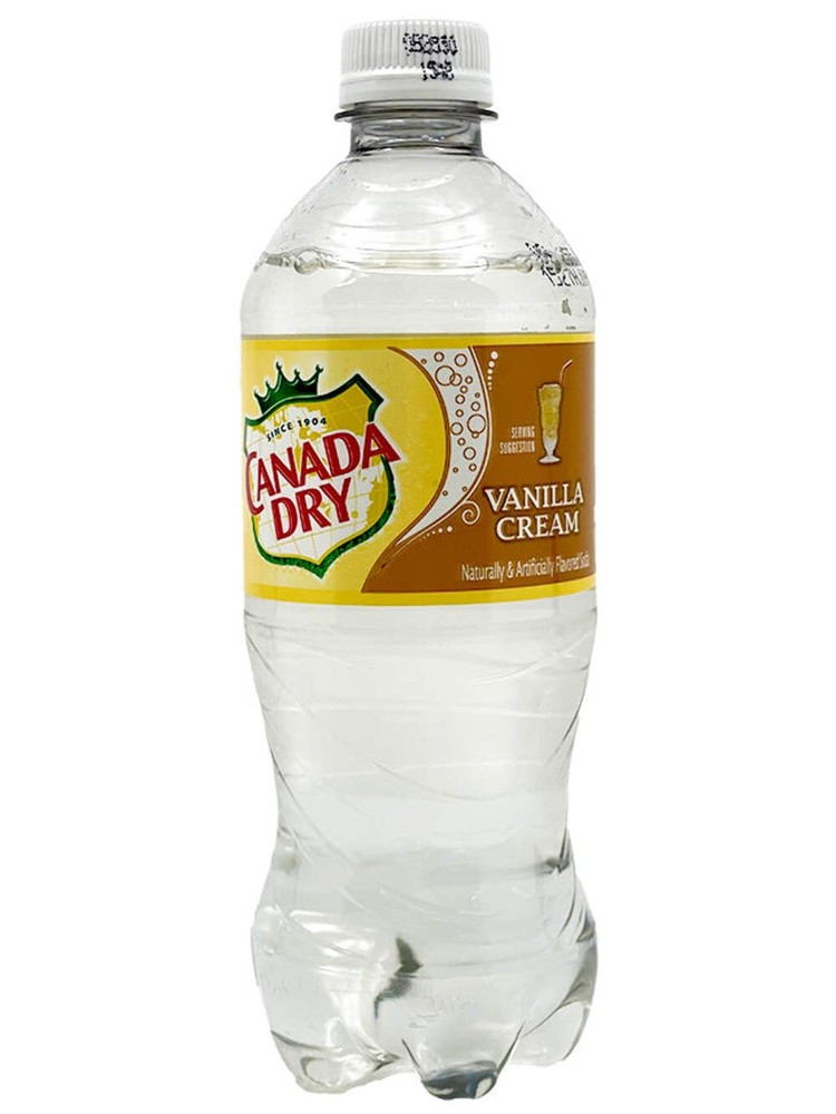 Canada Dry Vanilla Cream 20oz Case