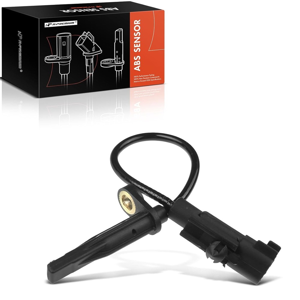 A-Premium Front ABS Wheel Speed Sensor Compatible with Cadillac & Saab Models -