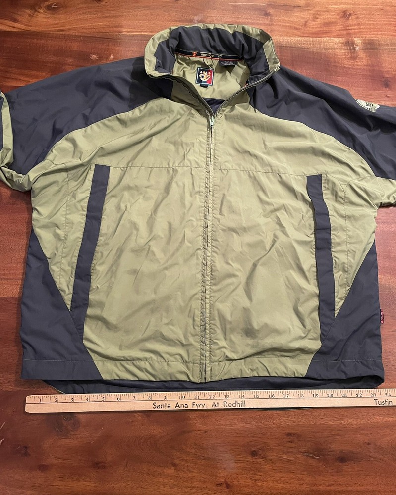 Sunice golf men’s windbreaker tech full zip jacket Sz Large