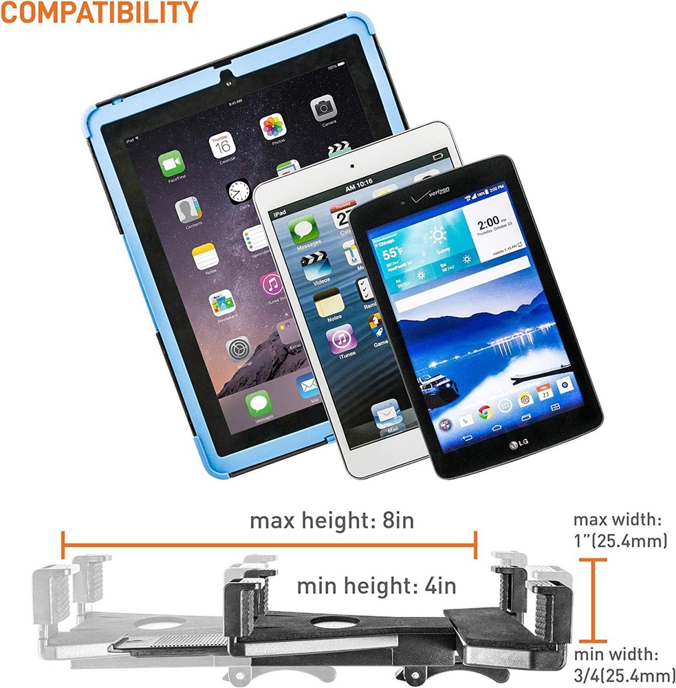 iBOLT TabDock Point of Purchase Wall Mount - with 3 Tablet Holders