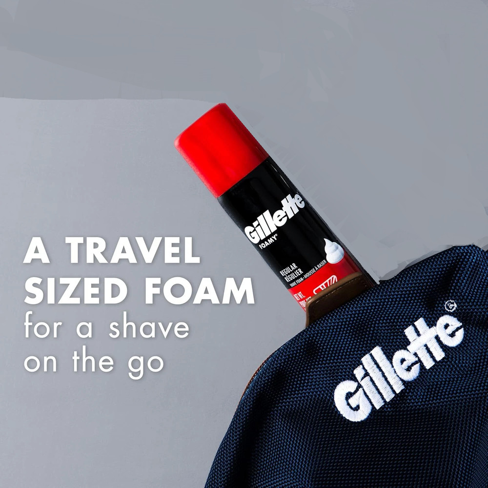 Gillette Foamy Regular Shaving Foam 2 oz (2 PACK)
