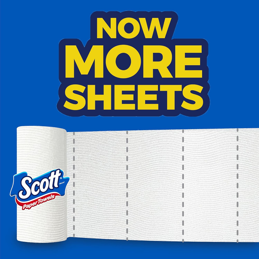 Scott Choose-A-Sheet Paper Towels, 6 Double Rolls, 108 Sheets per Roll