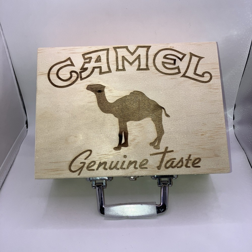 Custom Camel Wood Box