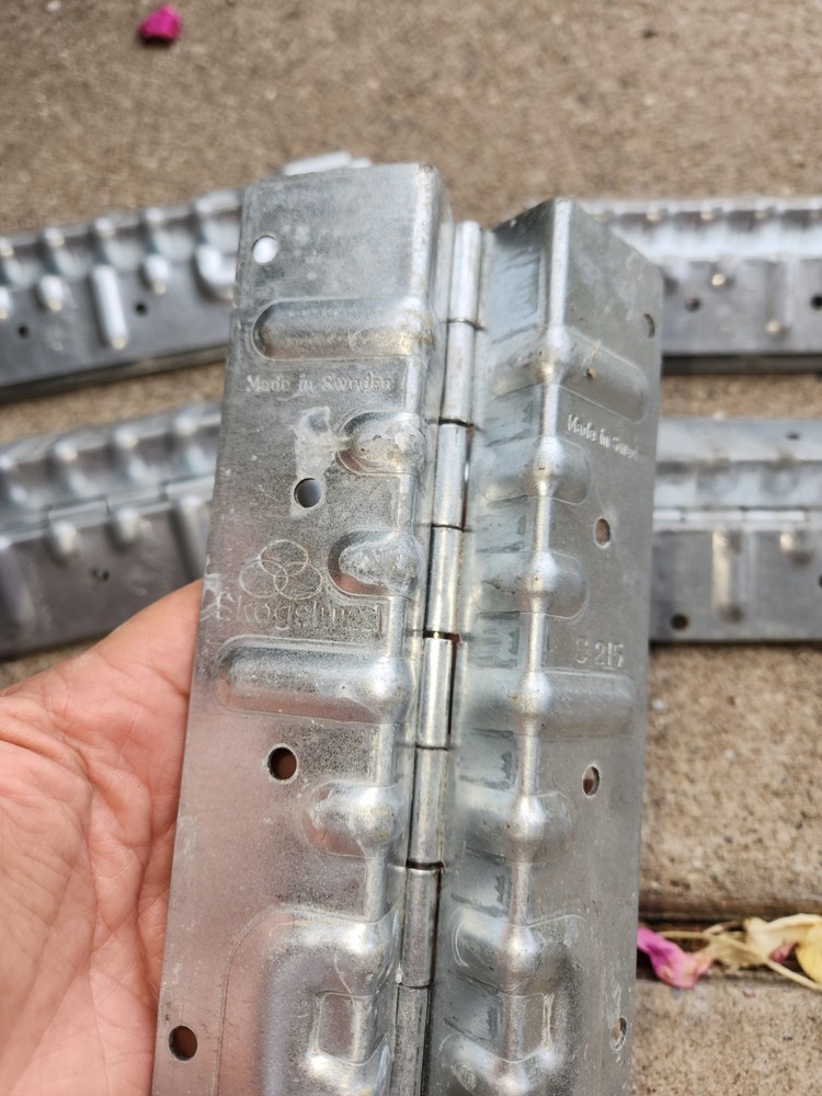 8-in Stackable Collar Hinges Sweden Stainless Steel (8PCs)