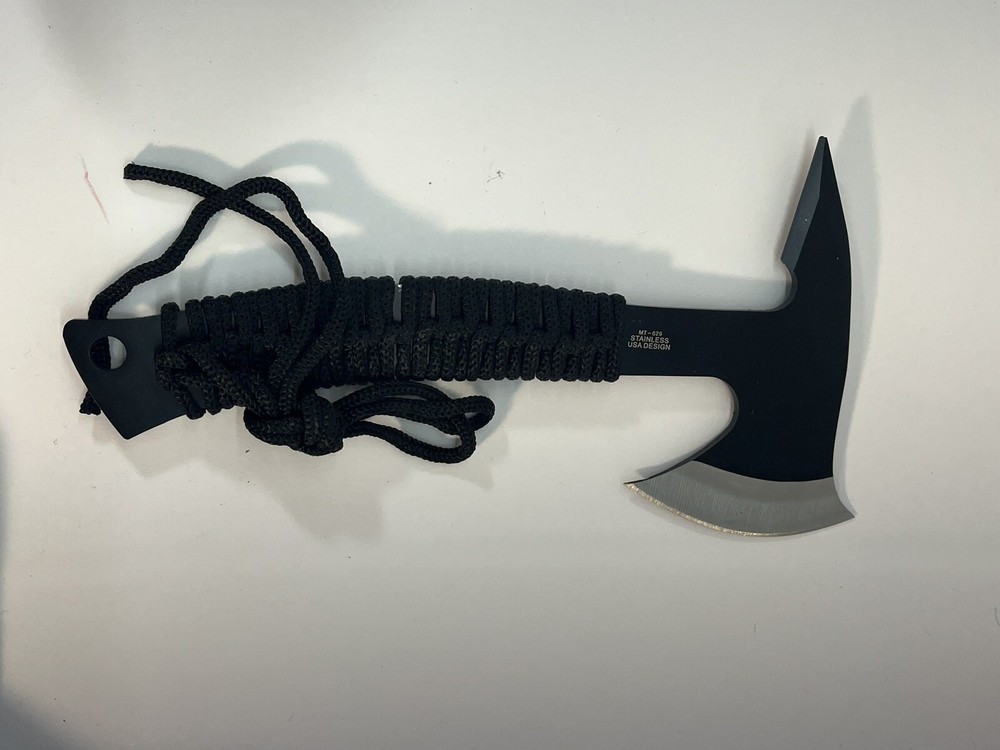 8.5" SURVIVAL TOMAHAWK TACTICAL THROWING AXE w/ SHEATH Hatchet Hawk Camping