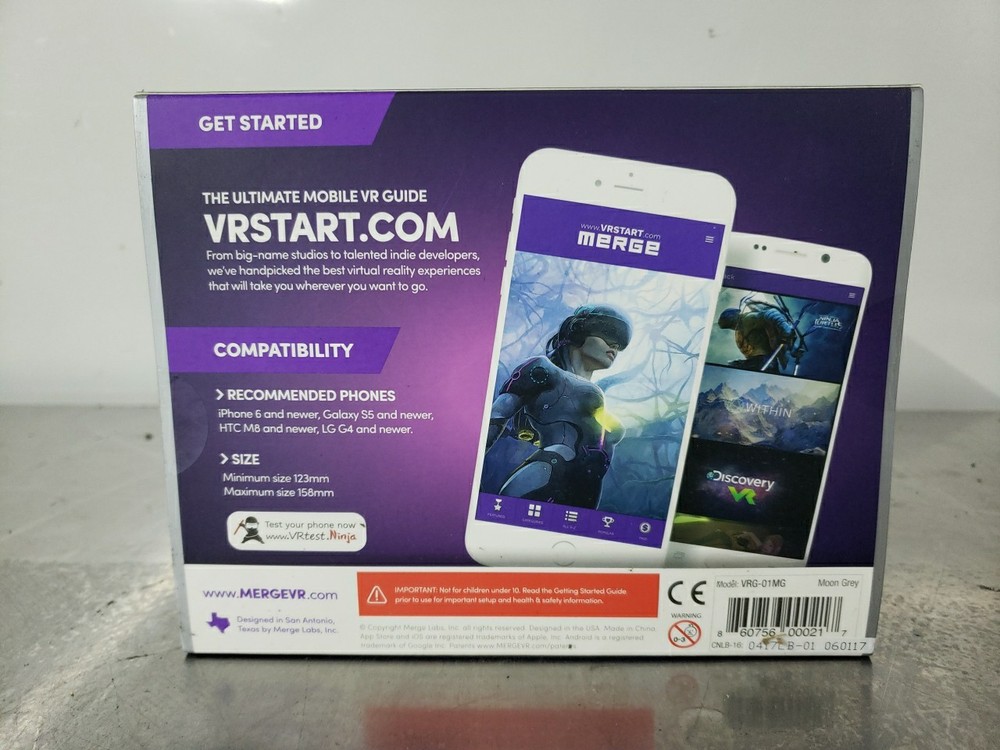 Merge VR Headset - Augmented Reality and Virtual Reality Headset, Play Education