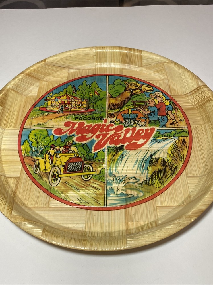 Vintage Poconos Magic Valley 13 inch Tray