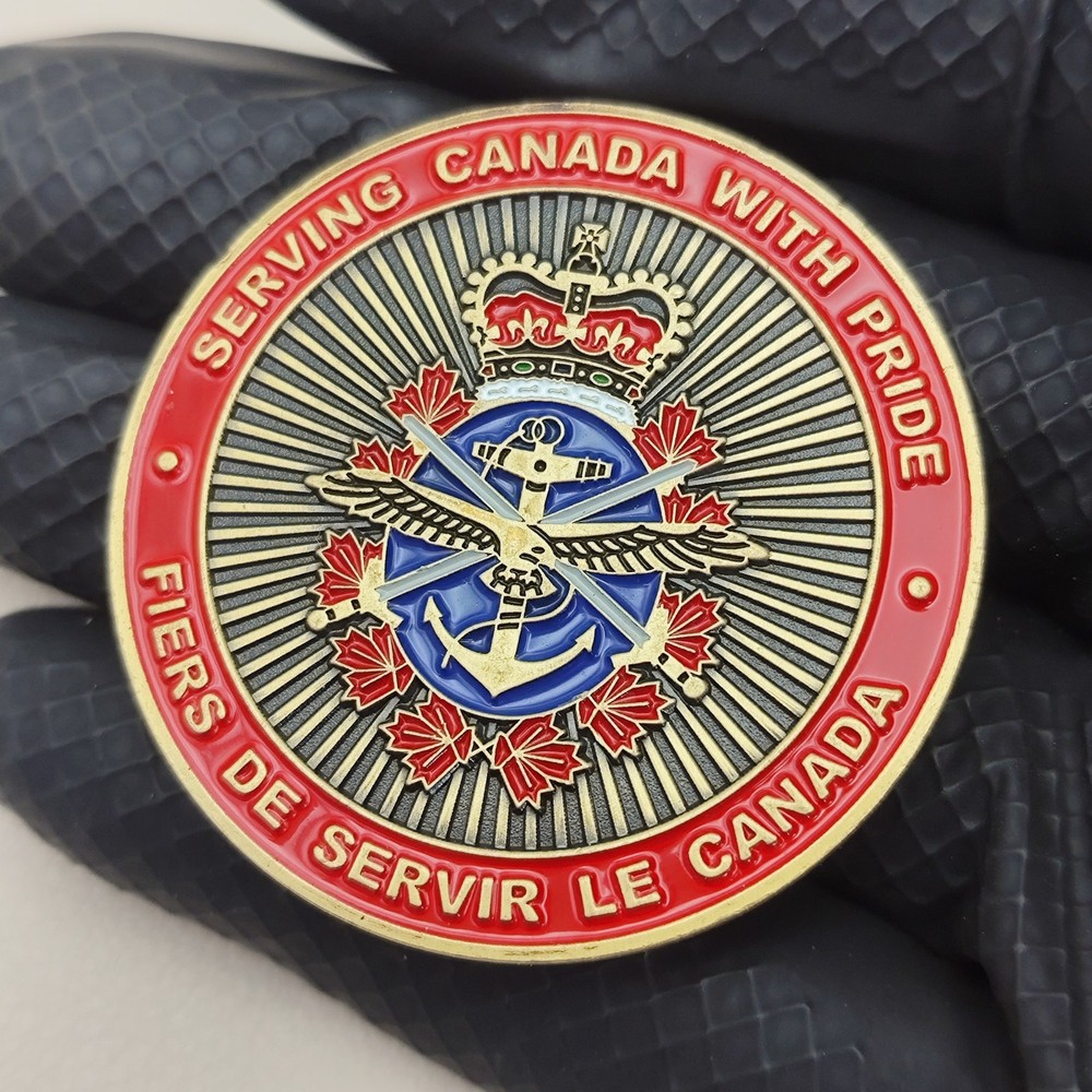 Canadian Armed Forces Veterans Challenge Coin