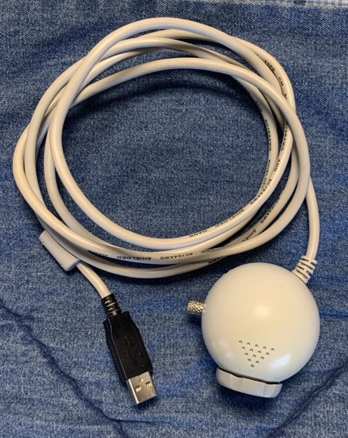 Vintage Logitech Quickcam USB Webcam 2000s Computer Wired w/Camera Base - Tested