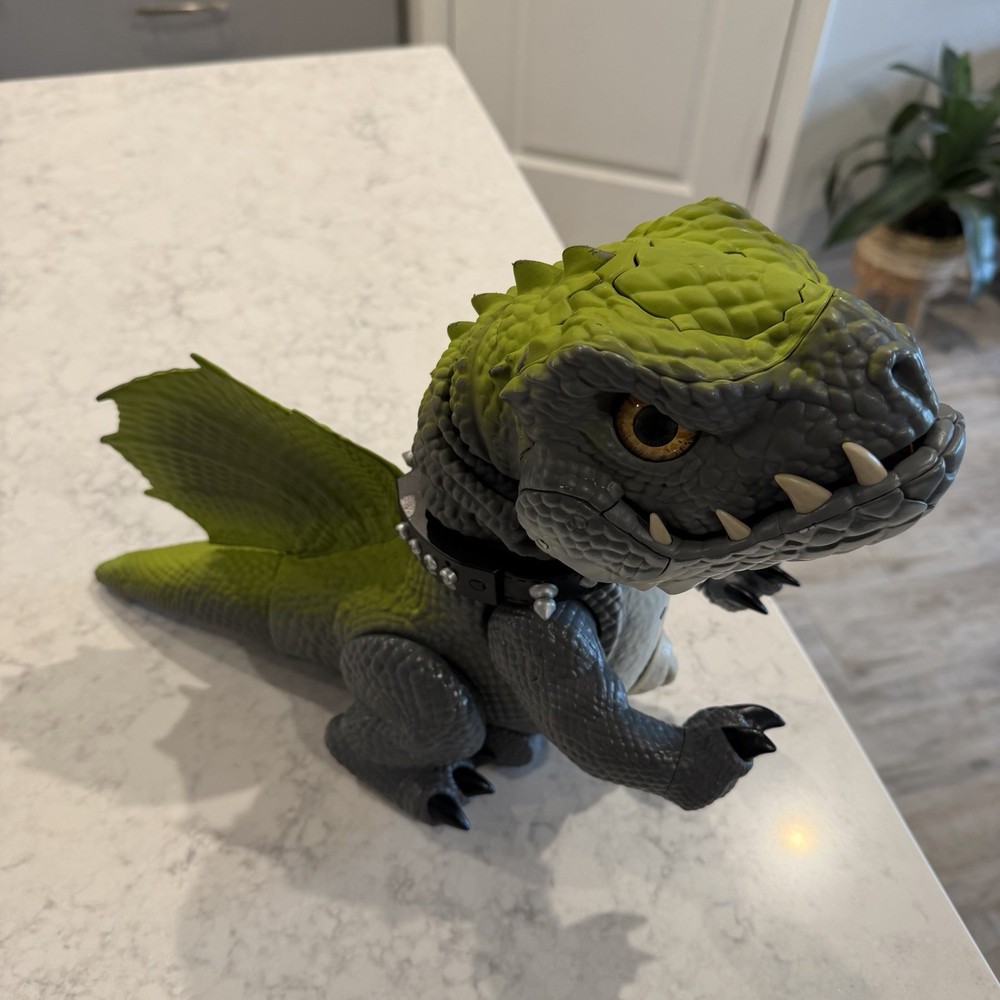 2009 Mattel Cruncher Rare Prehistoric Interactive Walking Talking Pet Dinosaur