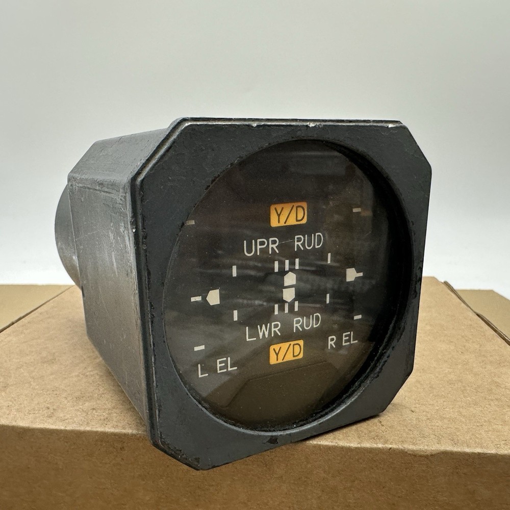 Weston Course Indicator Elevator And Rudder Position Vintage Aircraft Instrument