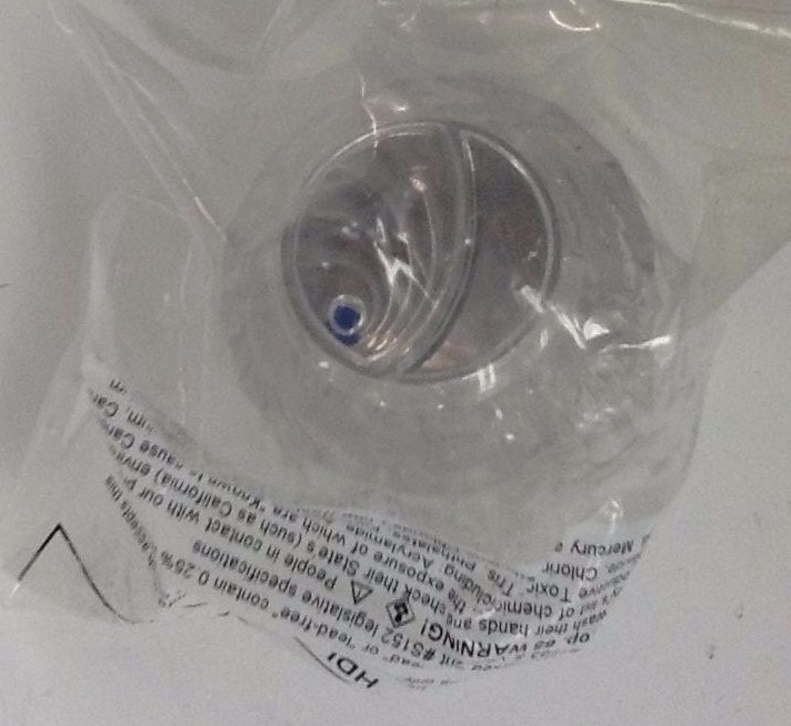 Handle Delex PRLS* Crystal Cold Replacement Shower Knob HDL-11C