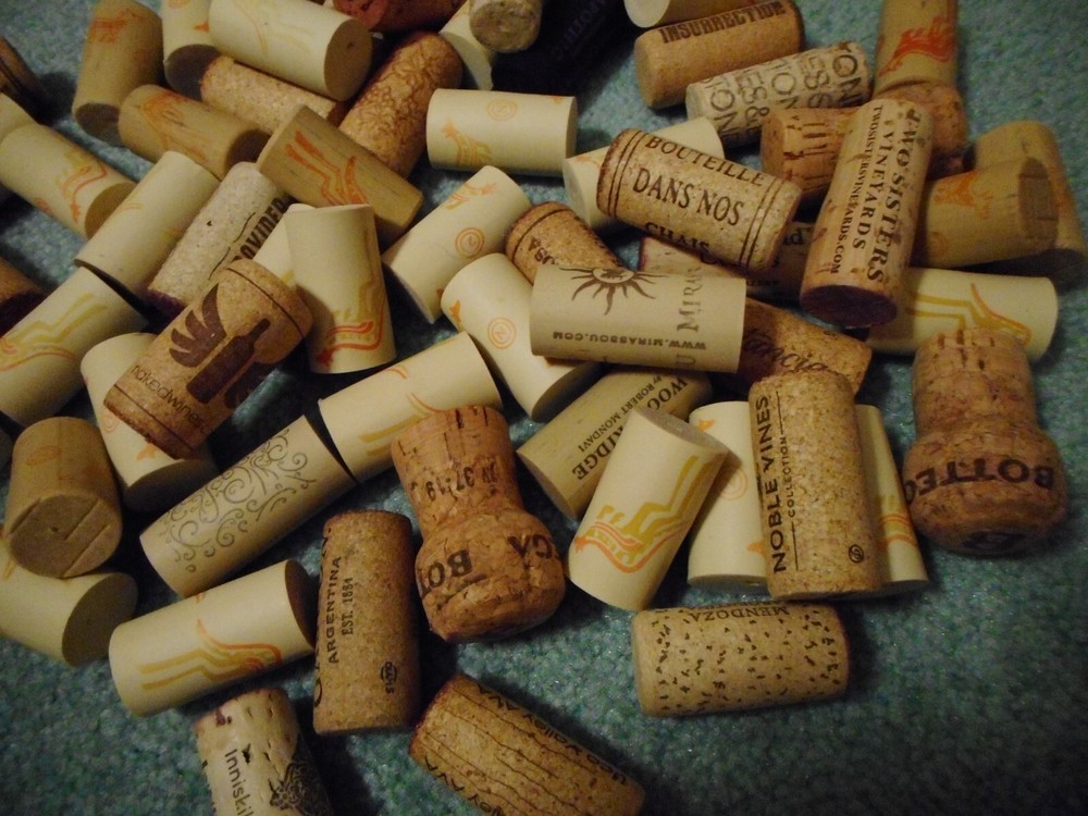 Used Wine Corks, Lot of 65