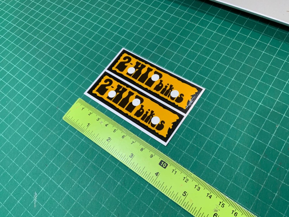 2 hip bikes rim sticker decals for 36