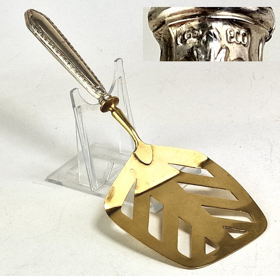 Cake Server 800 Silver Brass around 1900 R81