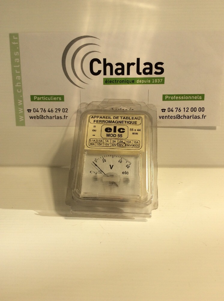 Elc Needle Dial Voltmeter 60V
