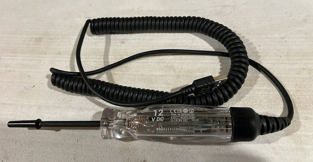 NOS. Snap-on™ EECT402USB 12 V Digital Display Circuit Tester with USB Plug