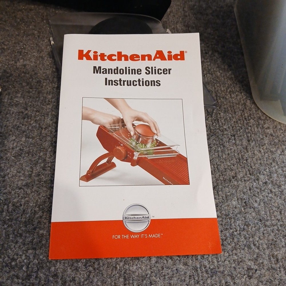 KitchenAid BLACK Mandoline Slicer Set Never Used