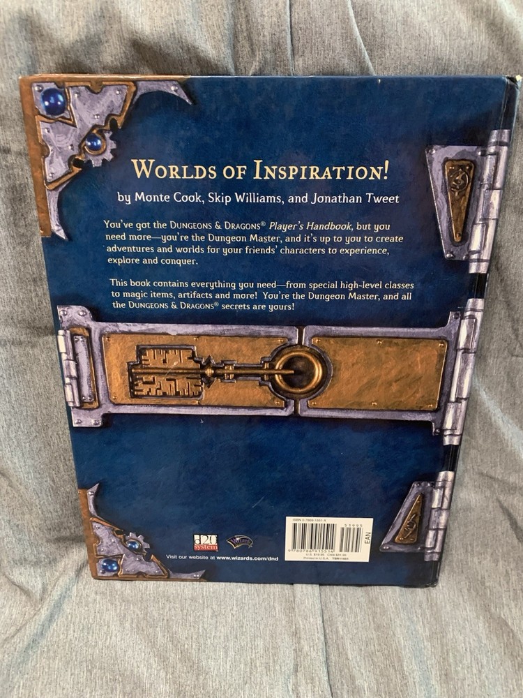 DUNGEONS & DRAGONS Dungeon Master’s Core Rulebook II Hardcover EUC