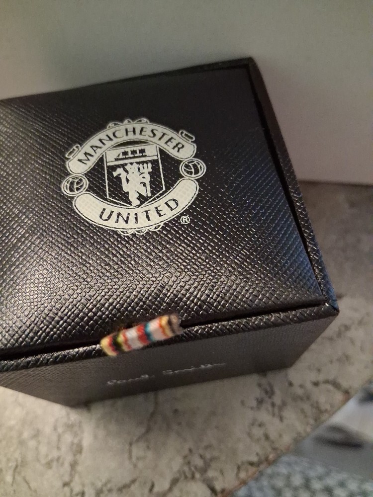 EMPTY MANCHESTER UNITED CUFFLINK BOX
