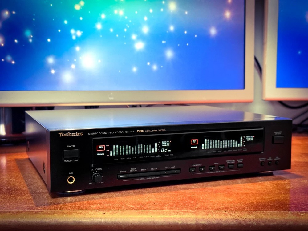 TECHNICS SH-E85 🌈RaRe🌈 Vintage Stereo Digital Equalizer