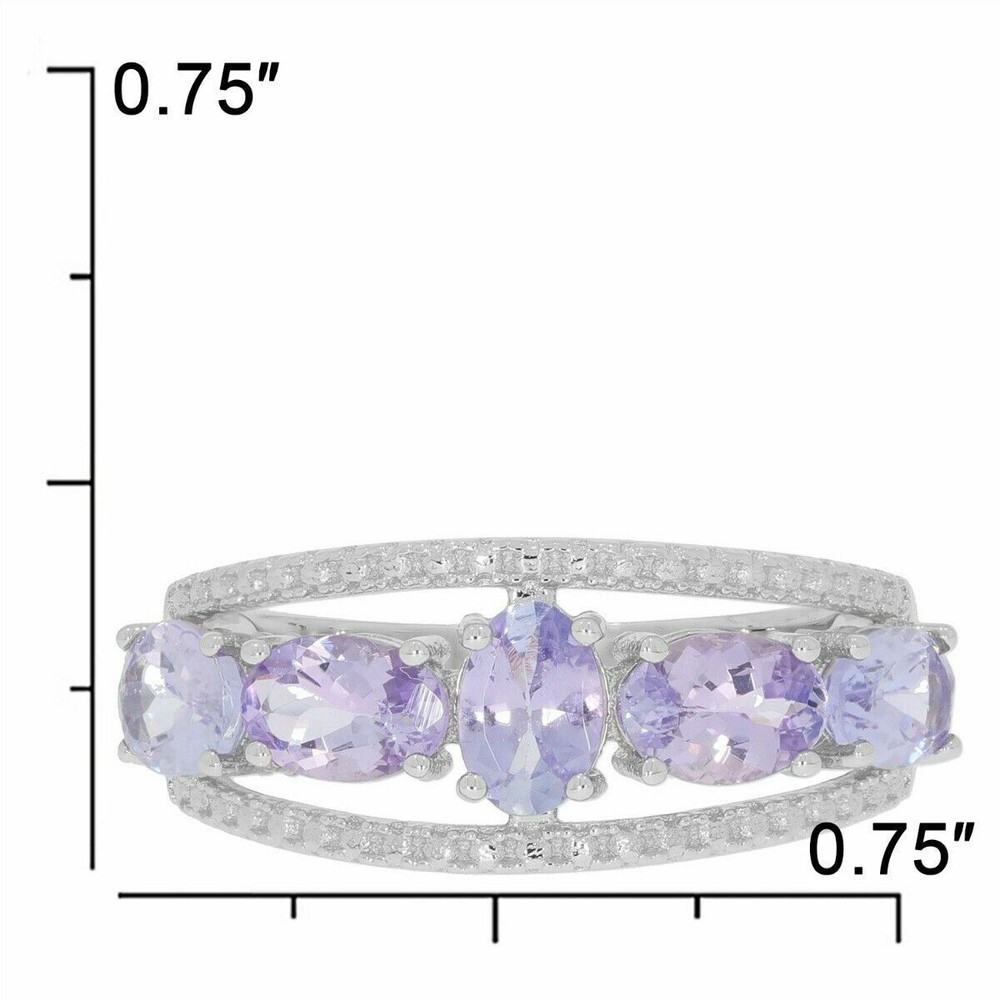 Sterling Silver Semi Mount Ring Setting Oval OV 6x4mm White Topaz