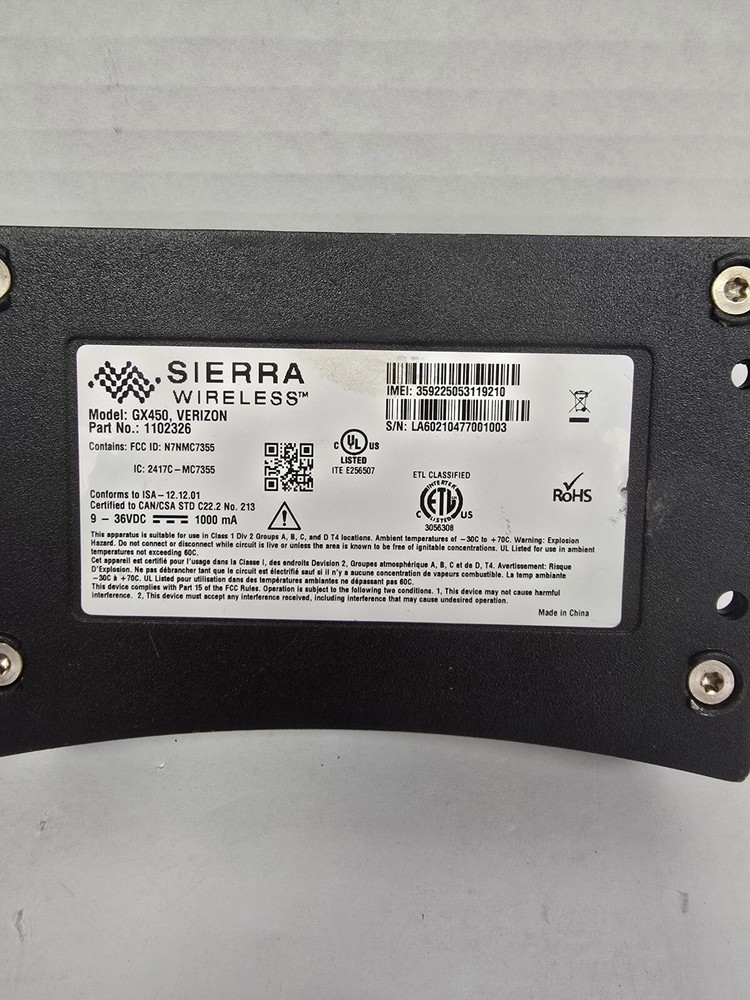 Sierra Wireless Airlink GX450 Verizon *Untested*