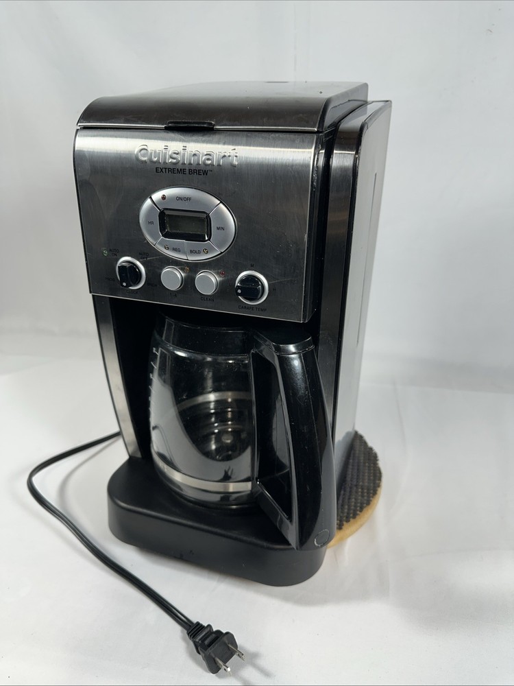 Cuisinart DCC-2650 Extreme Brew 12-Cup Programmable Coffee Maker Silver & Black