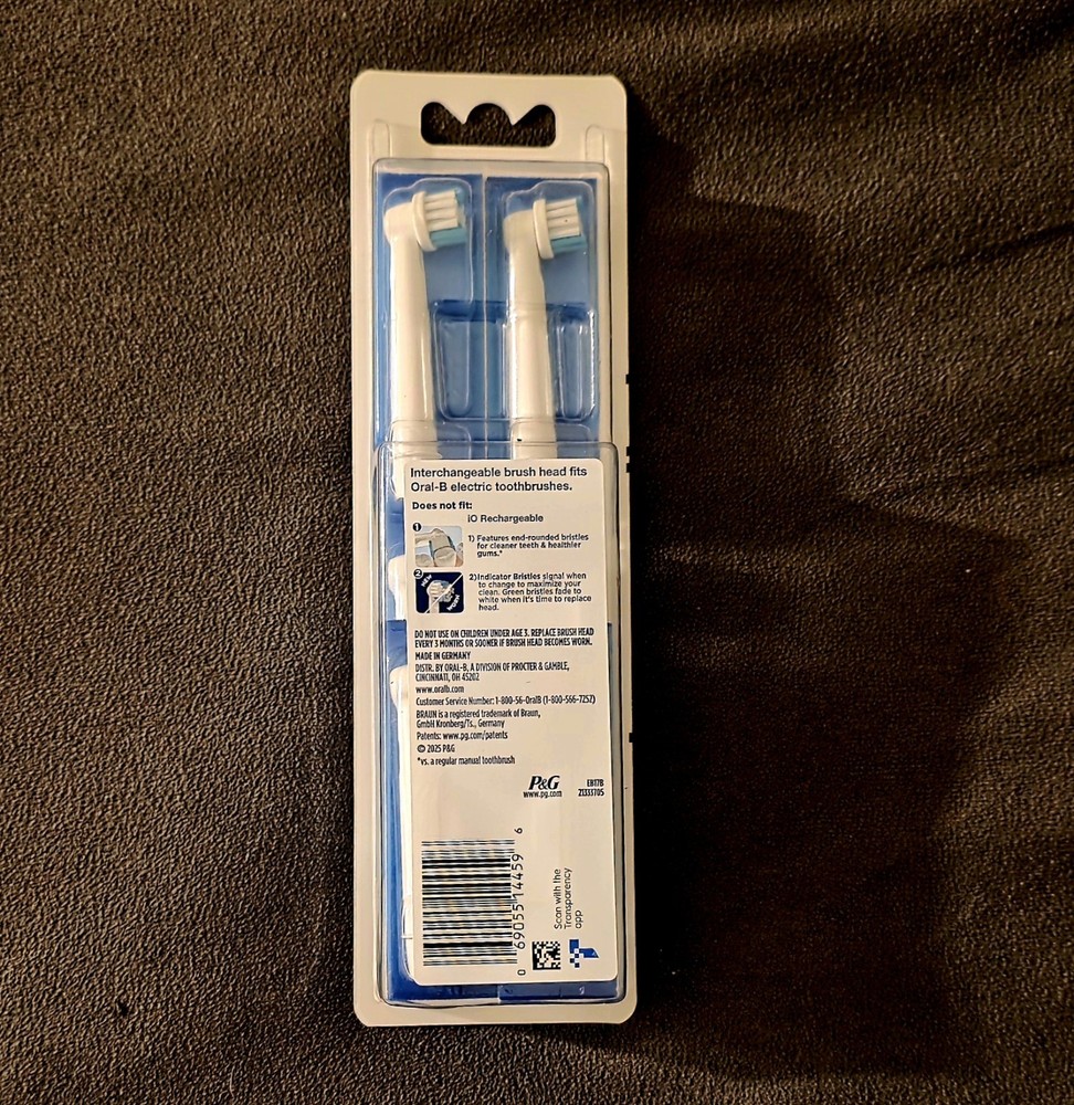 Oral-B Daily Clean Value Pack Replacement Brush Heads 6 Pack - See Description